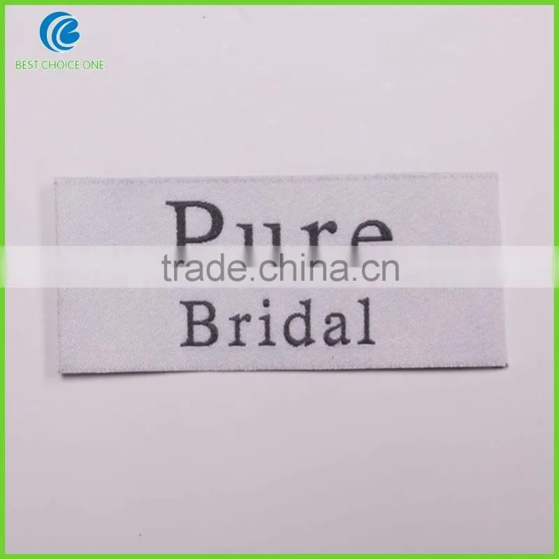 2016 High Quality Clothing Label Manufacturer For Custom Woven Silk Labels