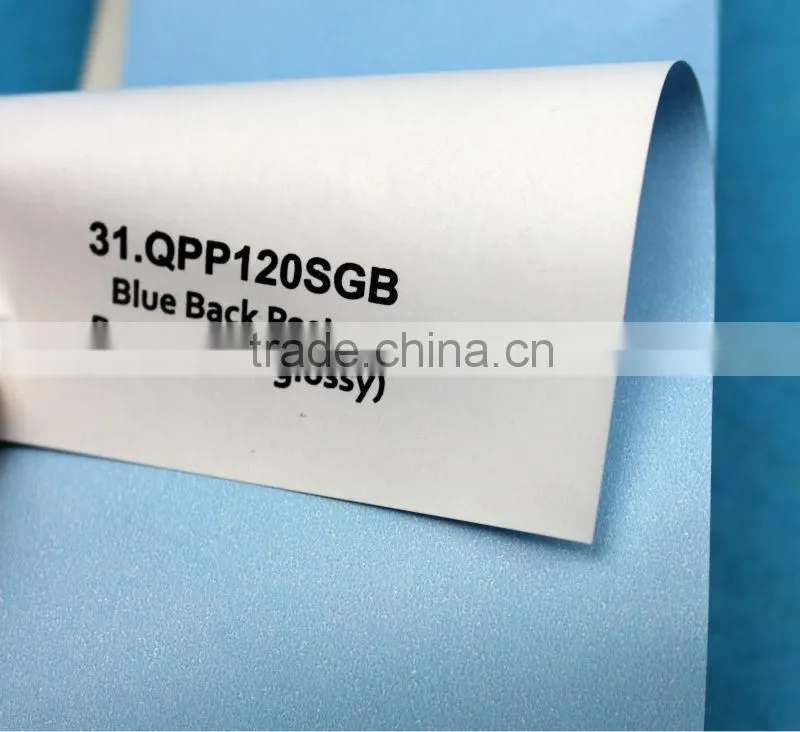 ECO Inkjet Paper Semi-glossy blue back paper