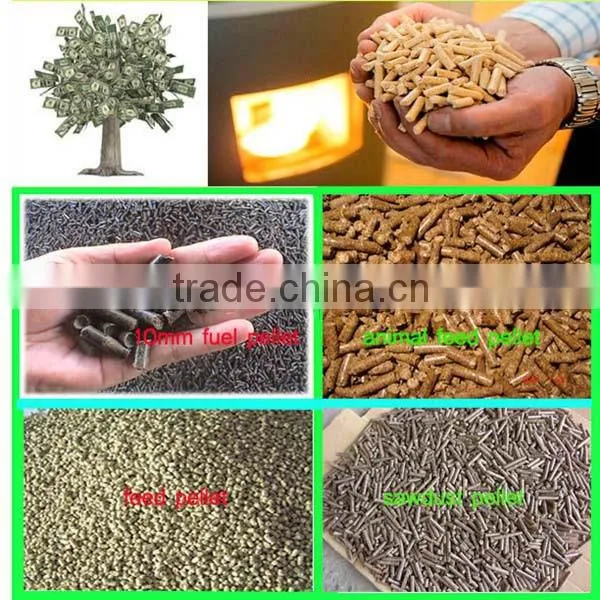Popular and high efficiency animal feed pellet making machine