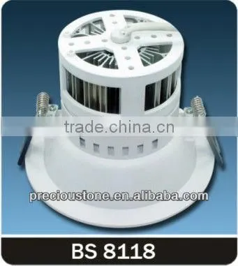 7W plastic led recessed round downlights lamp