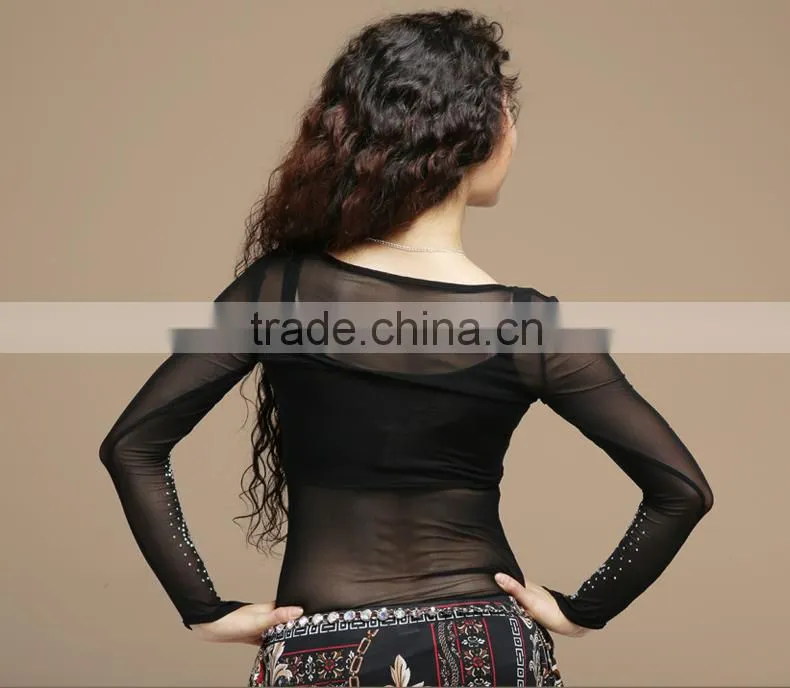 Special Sexy Spandex Mesh Belly Dance Bolero Capelet