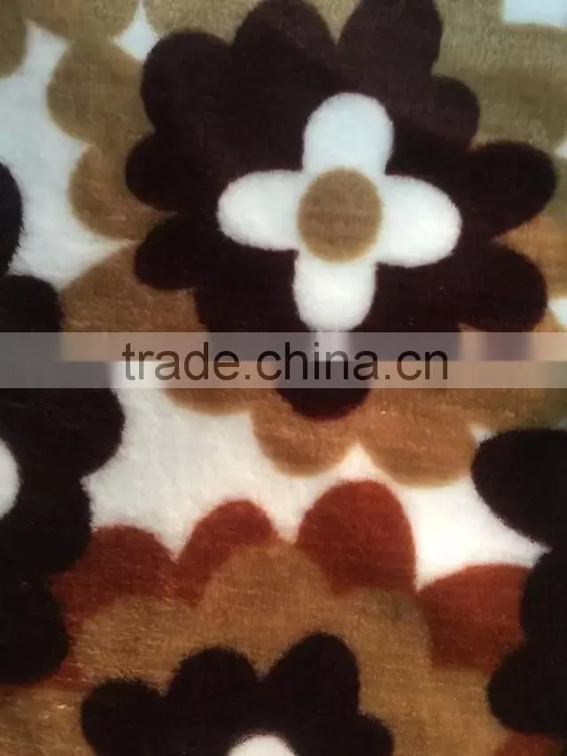Very Soft Thick Printed Flannel Velvet for Pajamas Women /Blanket