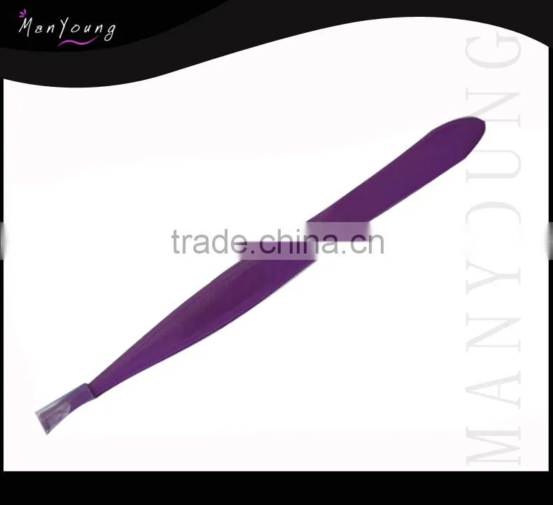 Purple color pointed tweezer