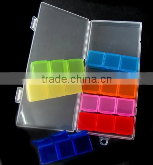 Travel pill box ,7 days pill box /container