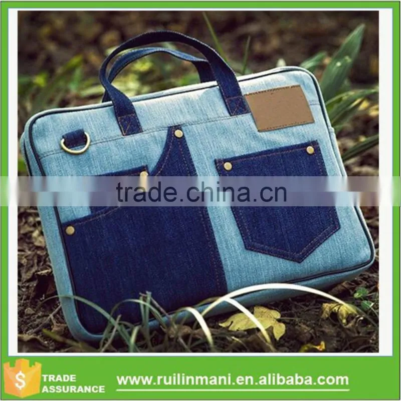 Quality Denim Tote Handbag Crossbody Messenger Computer Laptop Bag handbags australia laptop bag shopper