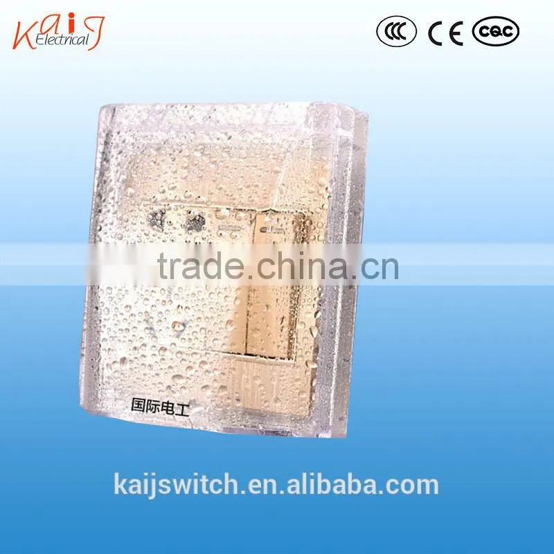 see-through transparent waterproof switch cover