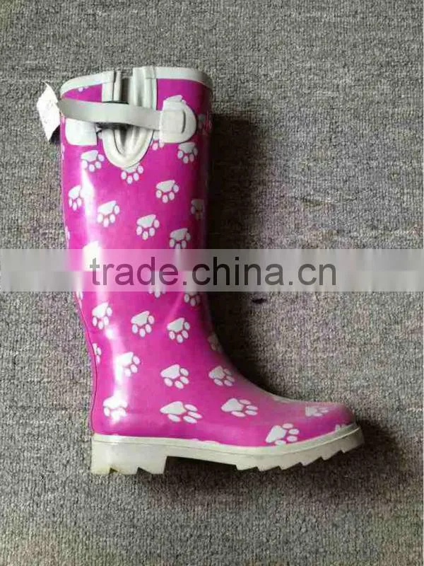 latest design women rubber boots cute style safety