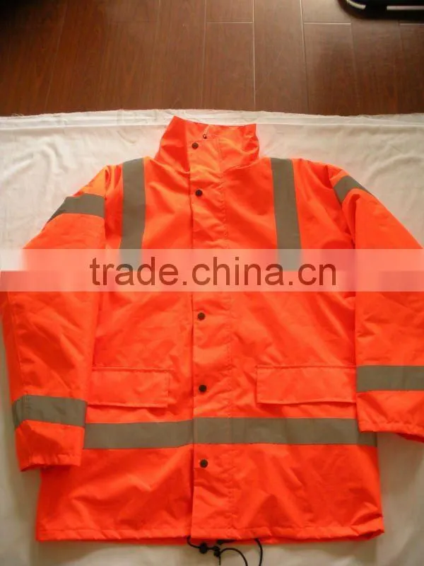 High Visibility Orange Parka