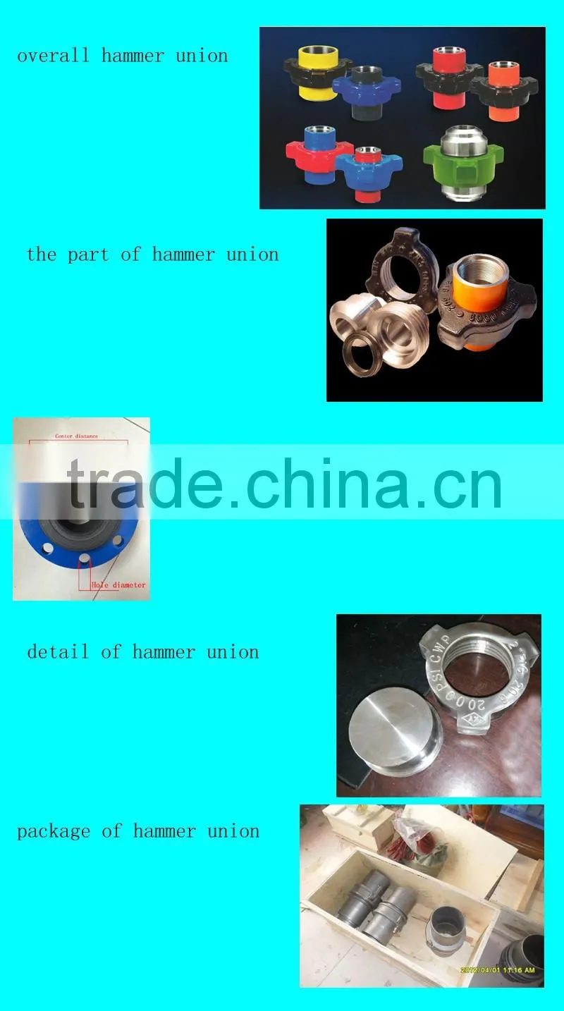 stainless steel figure 600 fig 1002 hammer union