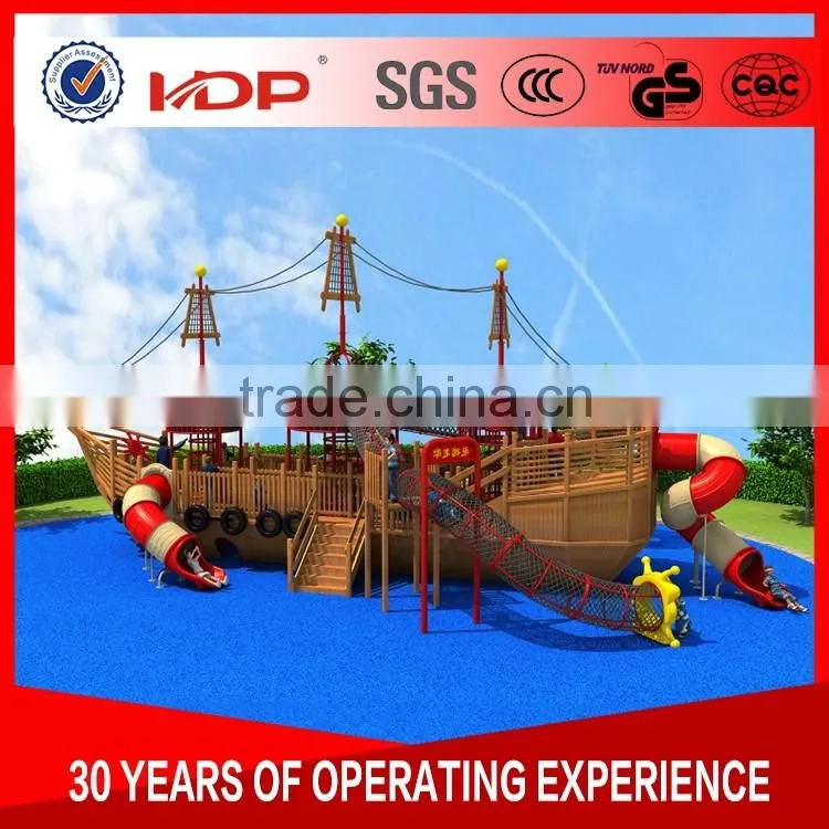 Multifunctional cheap outdoor wooden kids playground