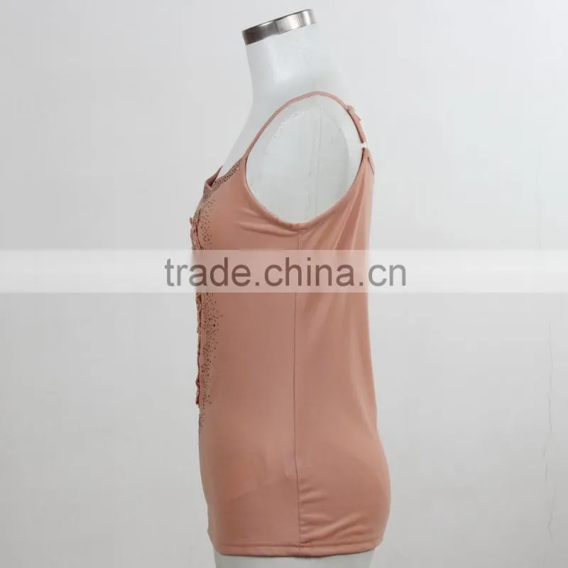 F5S15156 Printed Camisole Sex Tank Top for Women