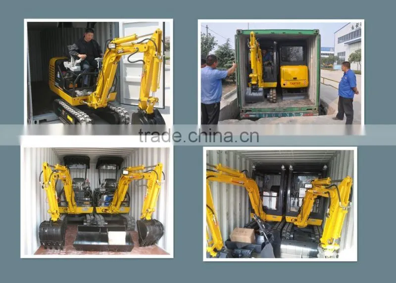 China Cheap Super Quality 1.6 Ton Small Zero Tail Excavator , CE / ISO Certificate, CT16-9 D