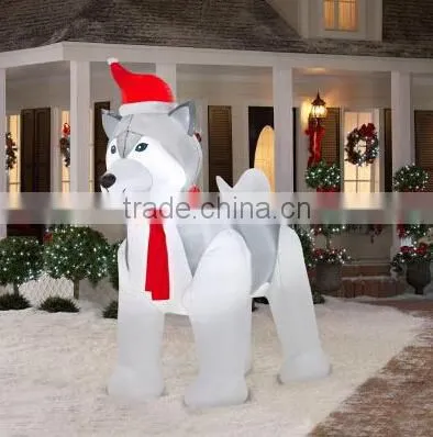 Christmas Yard Decorations Inflatable Husky/ Inflatable Dogs