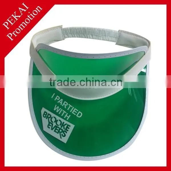 Promotional Gifts Custom Plastic Sun Visor Cap