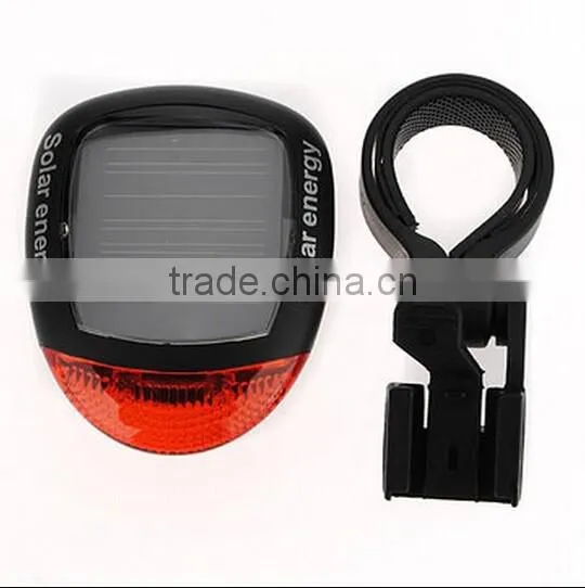 Solar Power Bike Bicycle Rear Tail light / Bicycle LED Tail Rear Light Lamp / led bicycle rear light