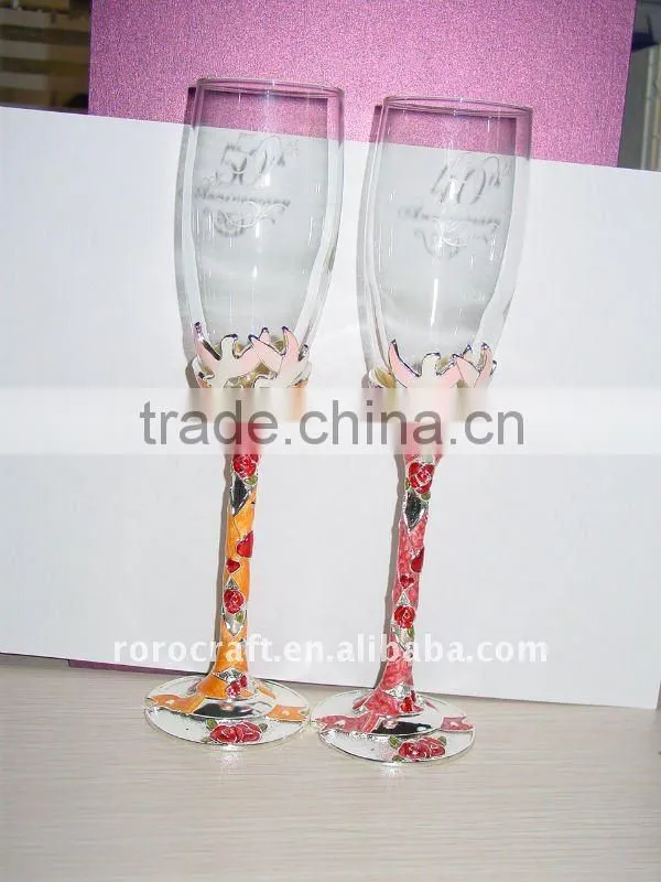 40th birthday champange flute