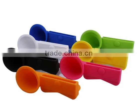 New Promotion Portable Cellphone Accessories silicone portable speakers