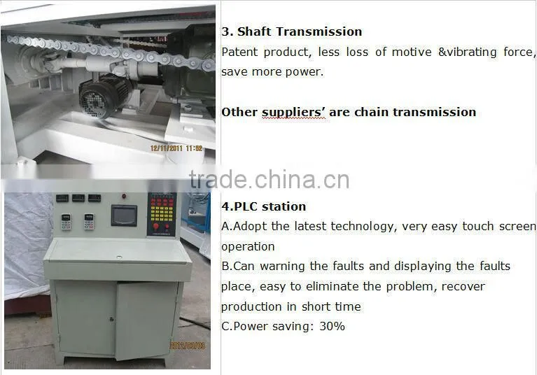 Specialized manufacturing hollow mobile brick making machine