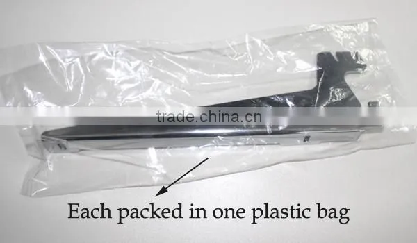 Factory metal chrome adjustable slotted channel bracket