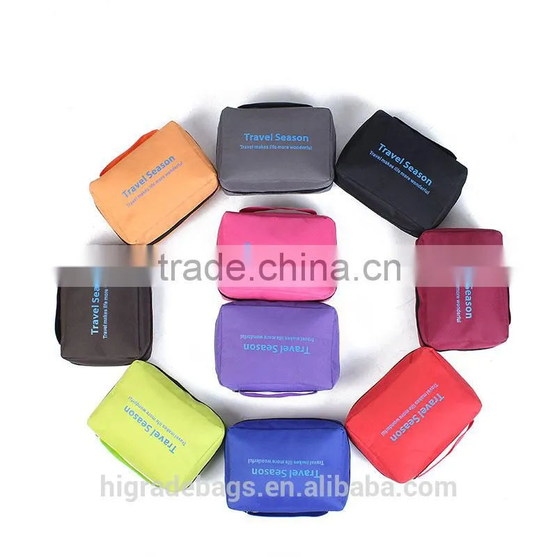 fashion style travel canvas cosmetic bag