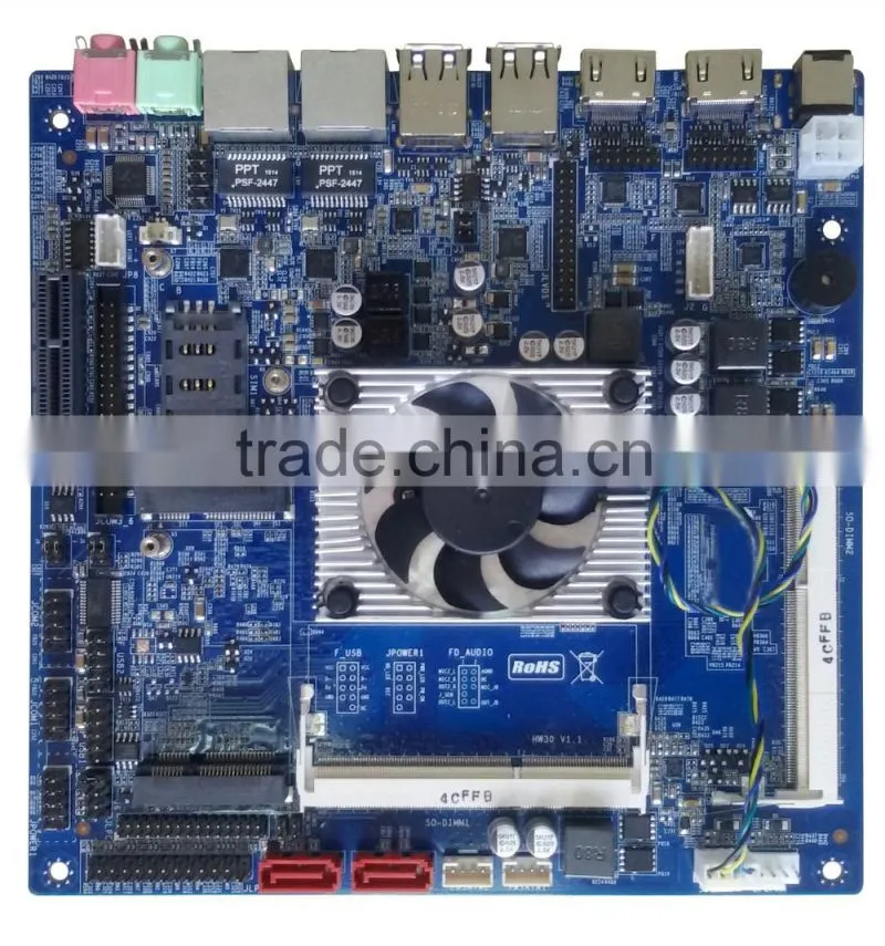 newly arrived the 5th Gen Broadwell mini motherboard with I3-5010U I5-5200 I7-5500U 1 LPT Port support dual channel LVDS