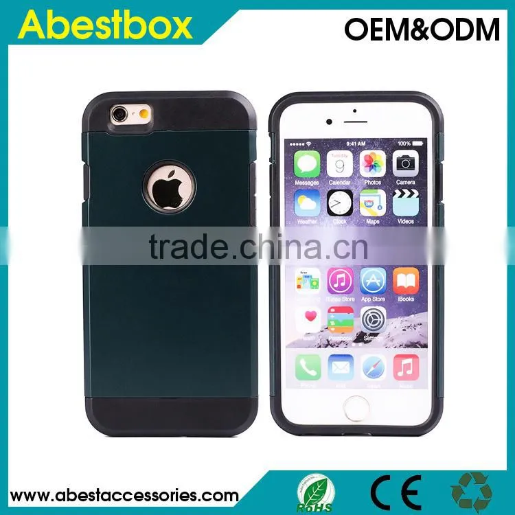 Hybrid PC+TPU Tough Armor Color Hard Case Cover for Samsung Galaxy S6 Plus