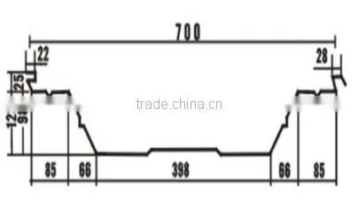 914-700 Cold Arch Sheet Roll Forming Machine