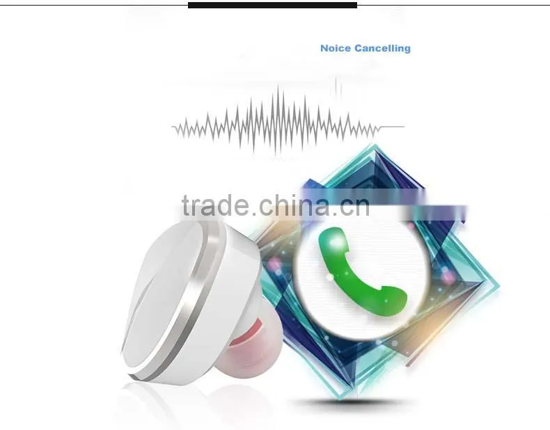 Wireless Earpiece Bluetooth earbud For all smart phones