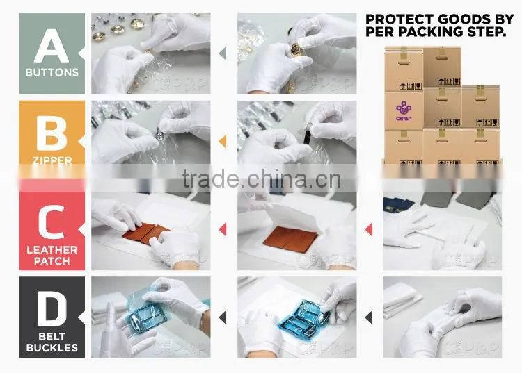 Women garment metal meterial surrounded polyester button