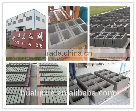 construction machine qtj4-26 hand cement block machine with electric