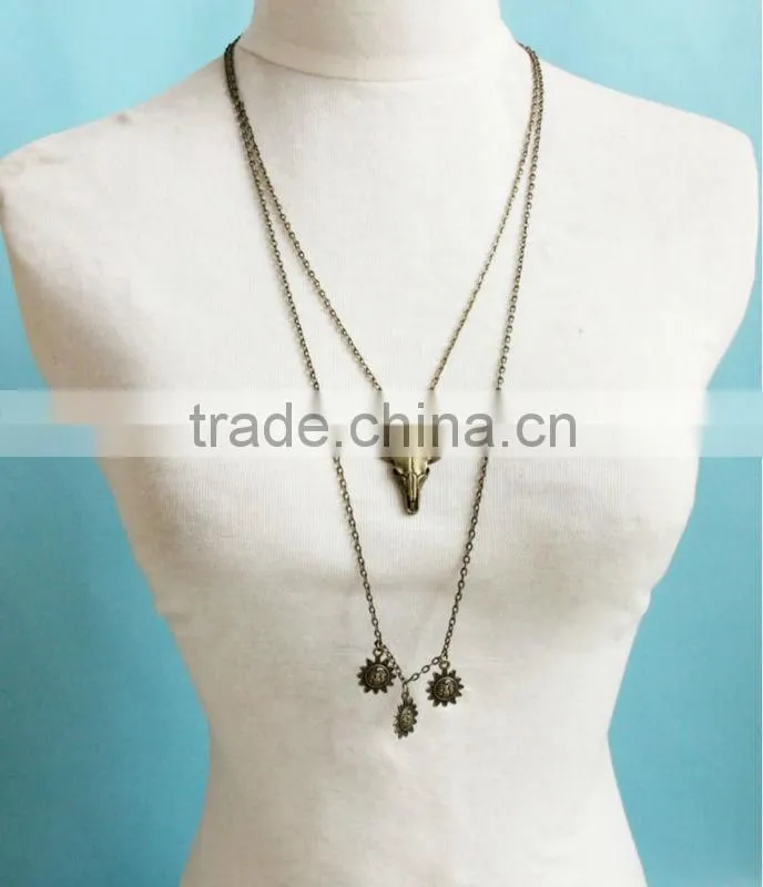 MYLOVE vintage sweaterchain bull coatchain fashion jewelry MLSC-20