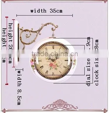 Modern Home Decor Interior Decorating Hand Painted Wall Clock