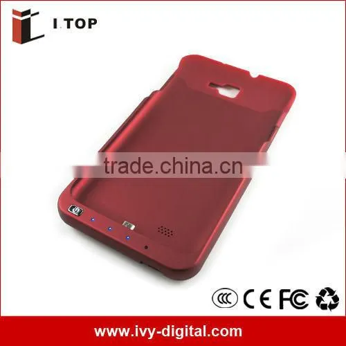 SE002-1 3000mAh Rechargeable Battery Case Power For Samsung Galaxy Note i9220 GT-N7000 Red/White/Black