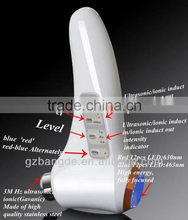 3 in 1 lonic Photon Ultrasonic Multifunctional Handheld Face Lift Beauty Machine BD-CS005