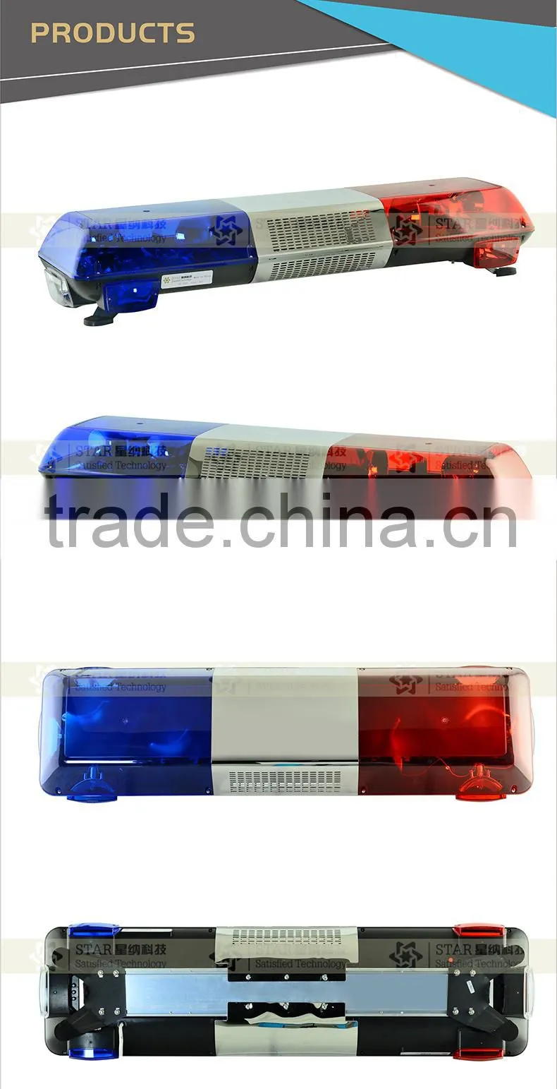 12V led Halogen rotating warning light bar TBD-3000D