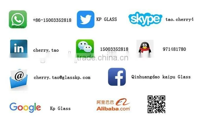 Top super clear / flint glass bottles
