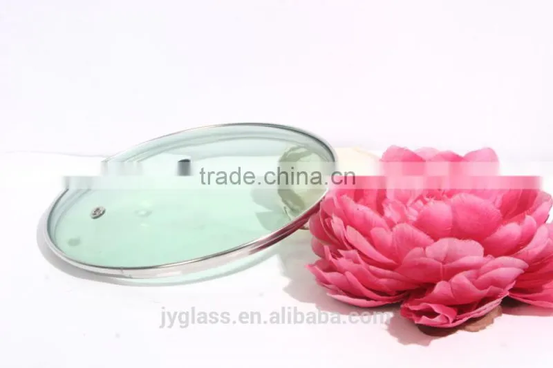 C type glass lid with stainless steel pan