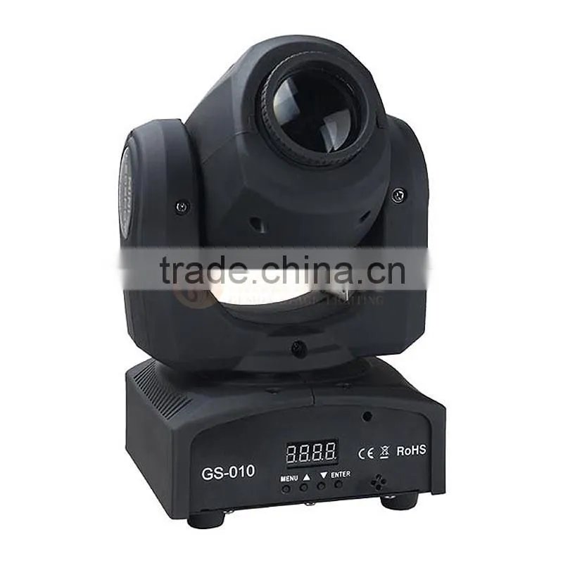 1pc 10W rgbw led spot mini moving head light / full color portable led light