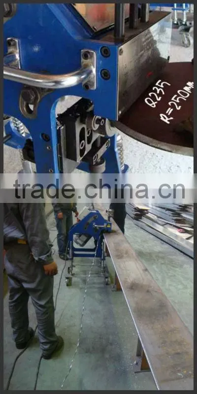 movable plate edge facing machine