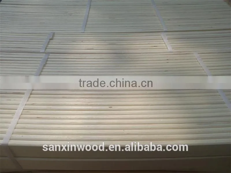 poplar core plywood slatted woods for bed usage poplar wood