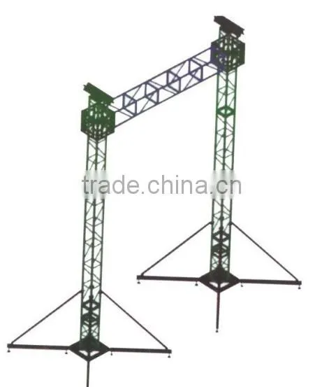Guangzhou Kiya high quality stage lighting truss lifting curved aluminum wedding truss lighting tower