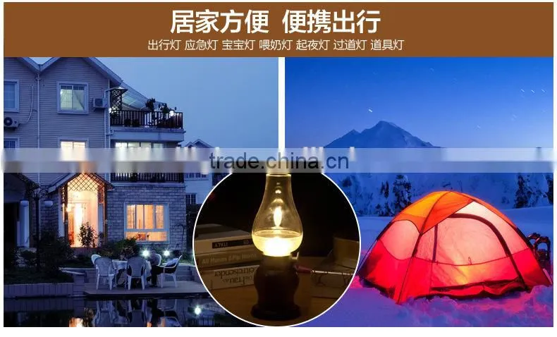 LED Blow light LED night light with battery for indoor room hotel and night light baby