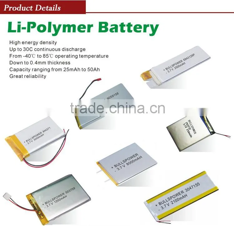 High Energy 3.7v 5000mah Li-ion Battery 3.7v 5000mah Lipo Battery 3.7v 5000mah Battery