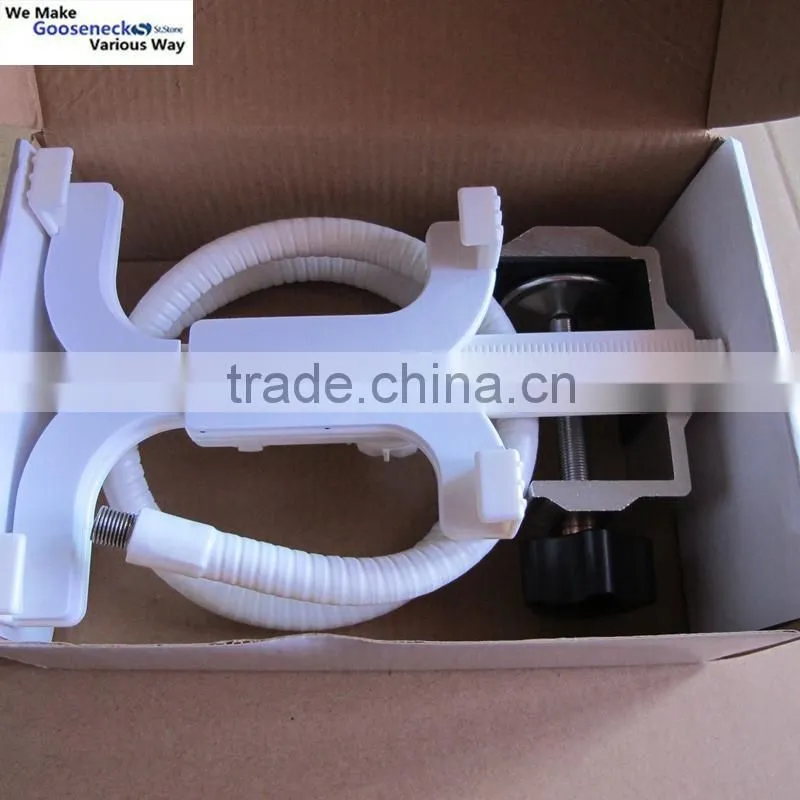 White color Metal gooseneck Tablet Holder