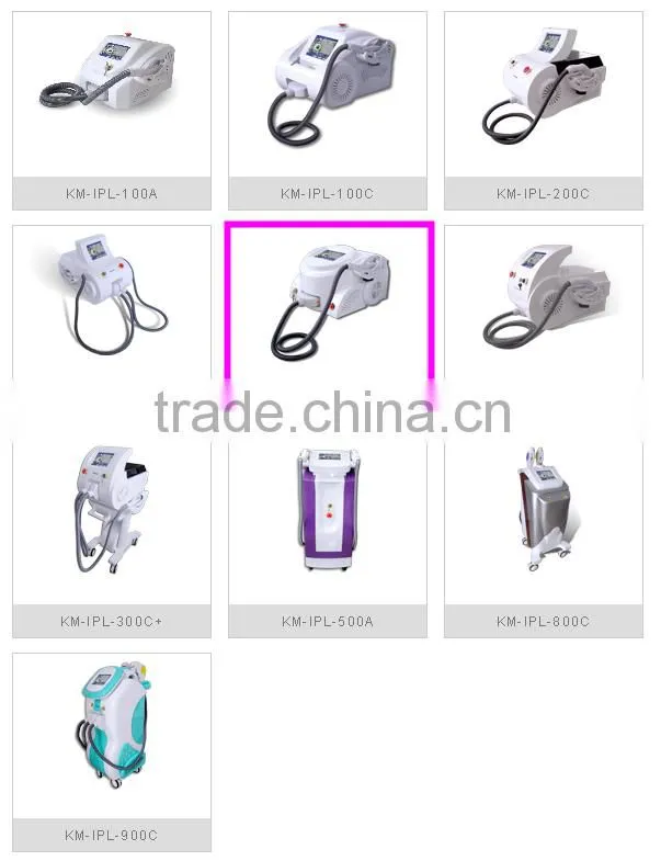 2014 Hot sale CE approved IPL permanent hair removal machine
