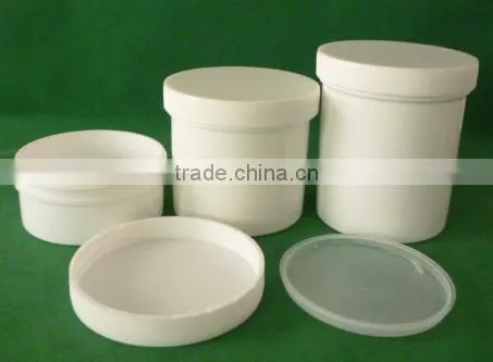 200ml/300ml/400ml/500ml plastic HDPE round glue/candy jar with cap