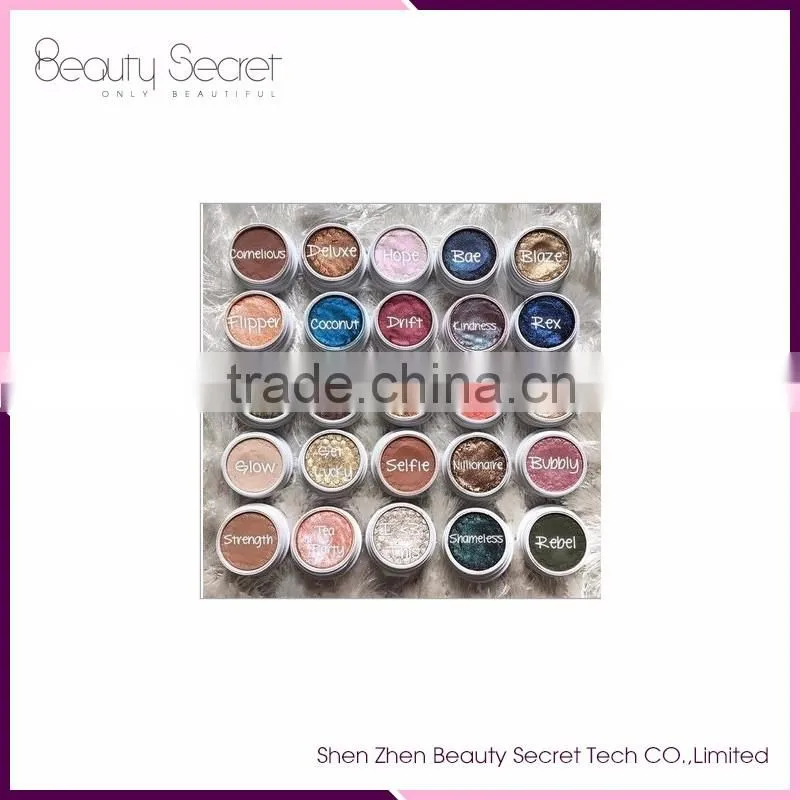 the newest beautiful make up cosmetics glitter eyeshadow