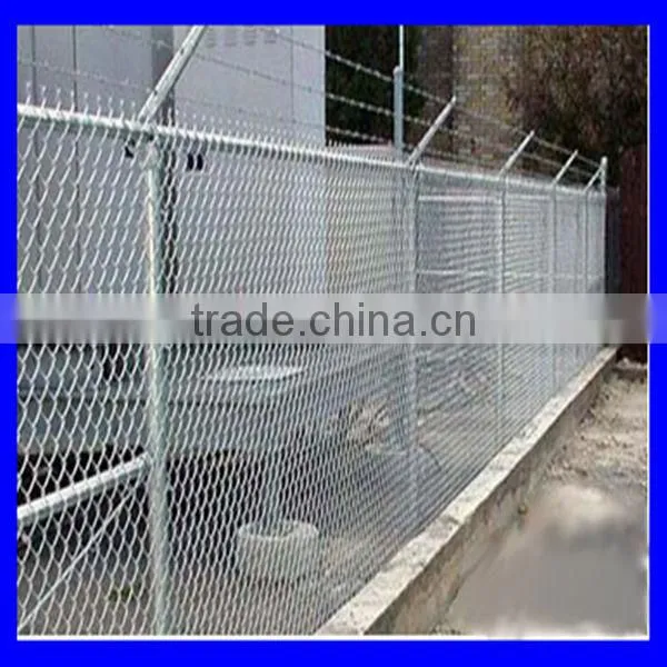 galvanized chain link diamond wire mesh fencing