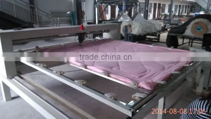 computer controlled industrial single needle quilting machine