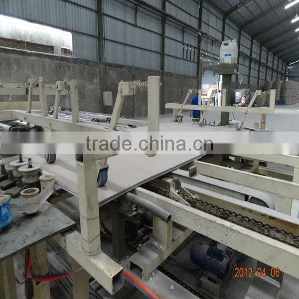 Most cheapest gypsum plaster board production line